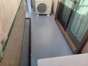 鈴鹿市の外壁塗装、防水工事をリペイント匠が施工した写真