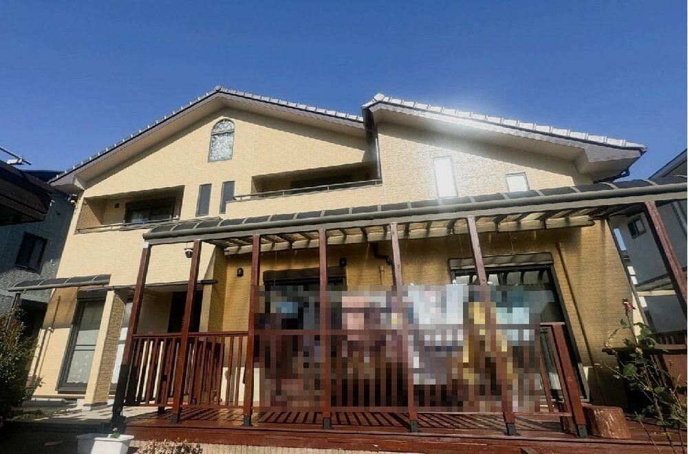 菰野町の外壁塗装、防水工事をリペイント匠が施工した写真