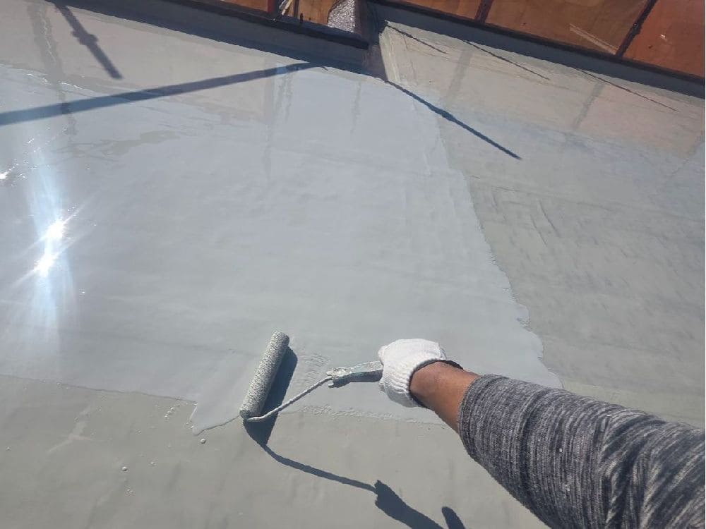 四日市市の外壁塗装、防水工事をリペイント匠が施工した写真