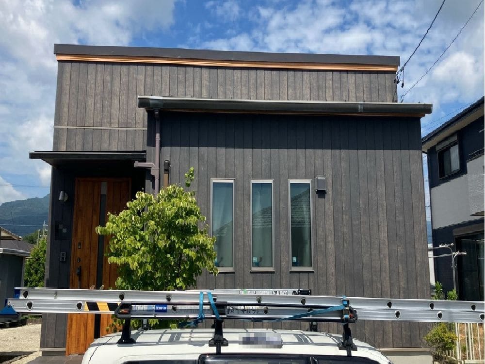 K様(菰野町)施工前_外壁全体 三重郡菰野町の外壁塗装をリペイント匠が施工した写真