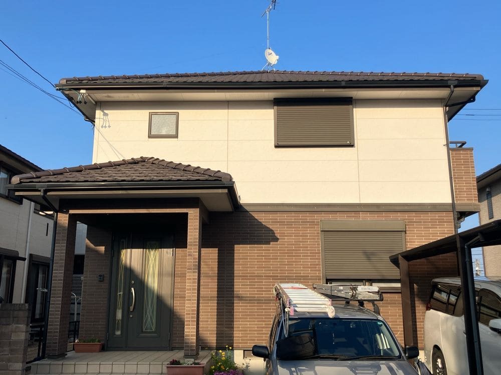 津市久居 K様施工前 津市の外壁塗装、防水工事をリペイント匠が施工した写真