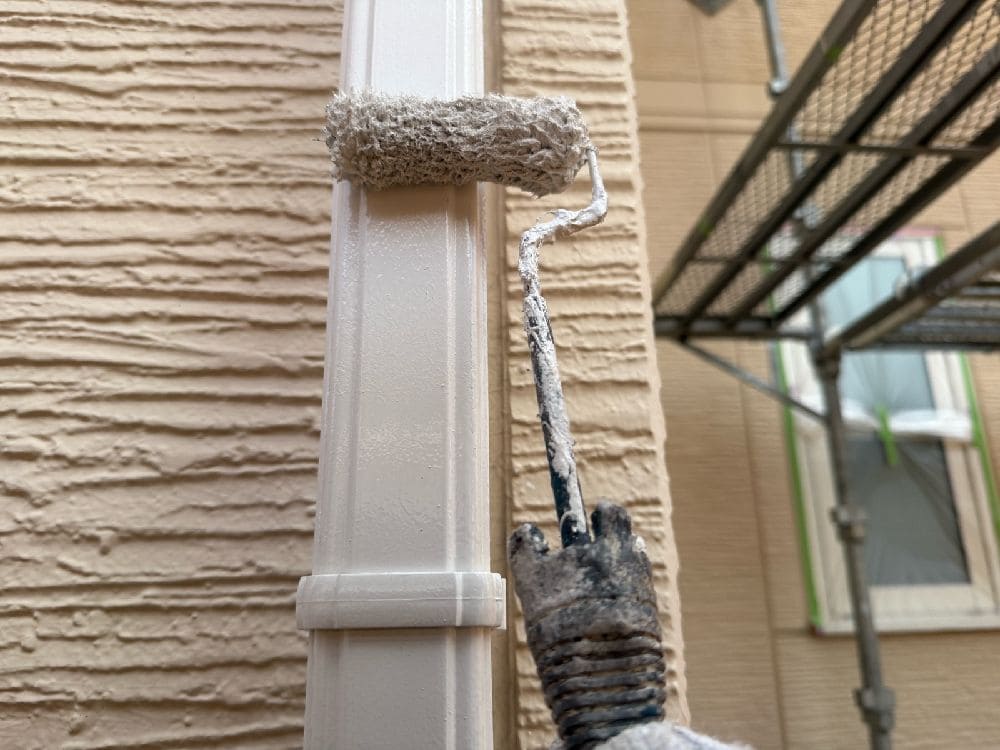 四日市市の外壁塗装、防水工事をリペイント匠が施工した写真