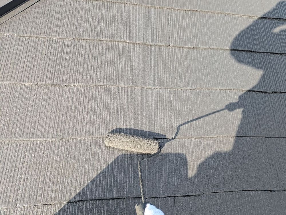 T様(伊勢市)屋根‗上塗り 伊勢市の外壁・屋根塗装をリペイント匠が施工した写真