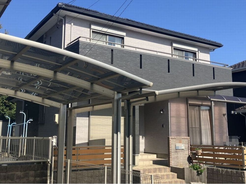 T様(津市高茶屋)_施工後_外壁全体 (3) 津市の外壁塗装、防水工事をリペイント匠が施工した写真