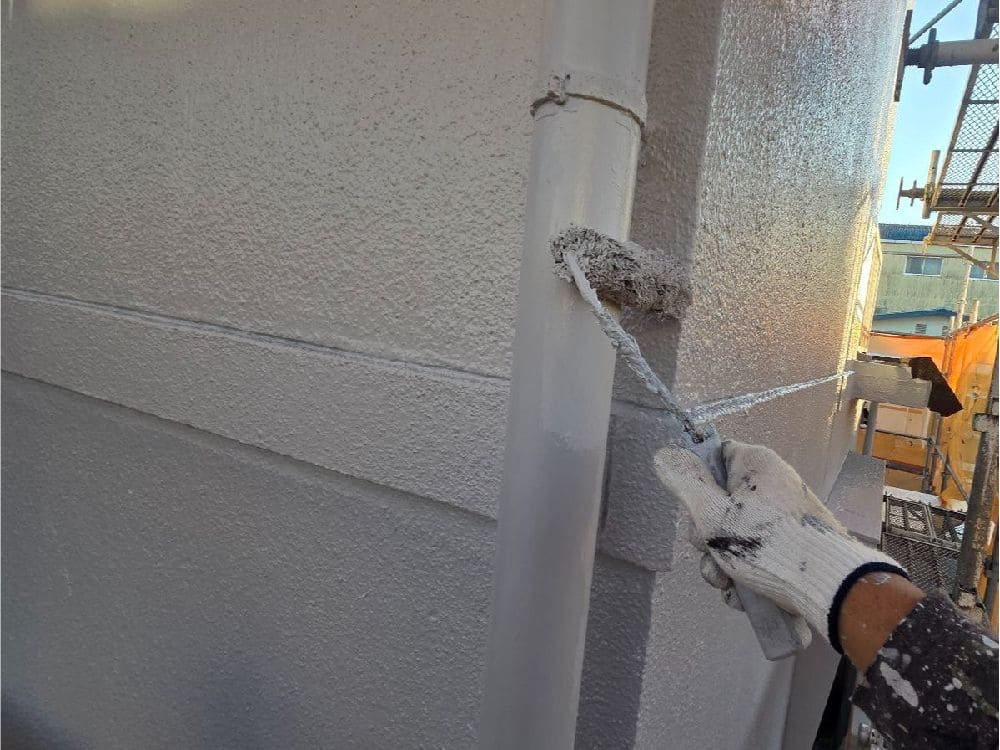 四日市市の外壁塗装、防水工事をリペイント匠が施工した写真