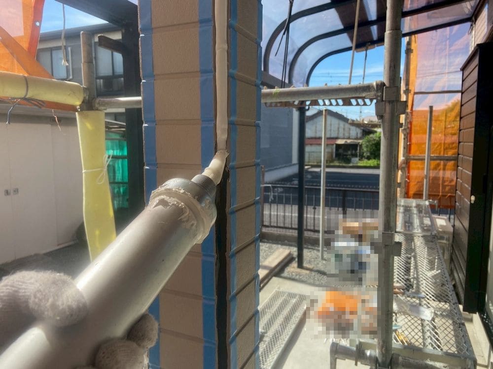 鈴鹿市の外壁塗装をリペイント匠が施工した写真