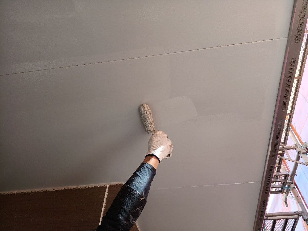 四日市市の外壁塗装、屋根塗装、防水工事をリペイント匠が施工した写真