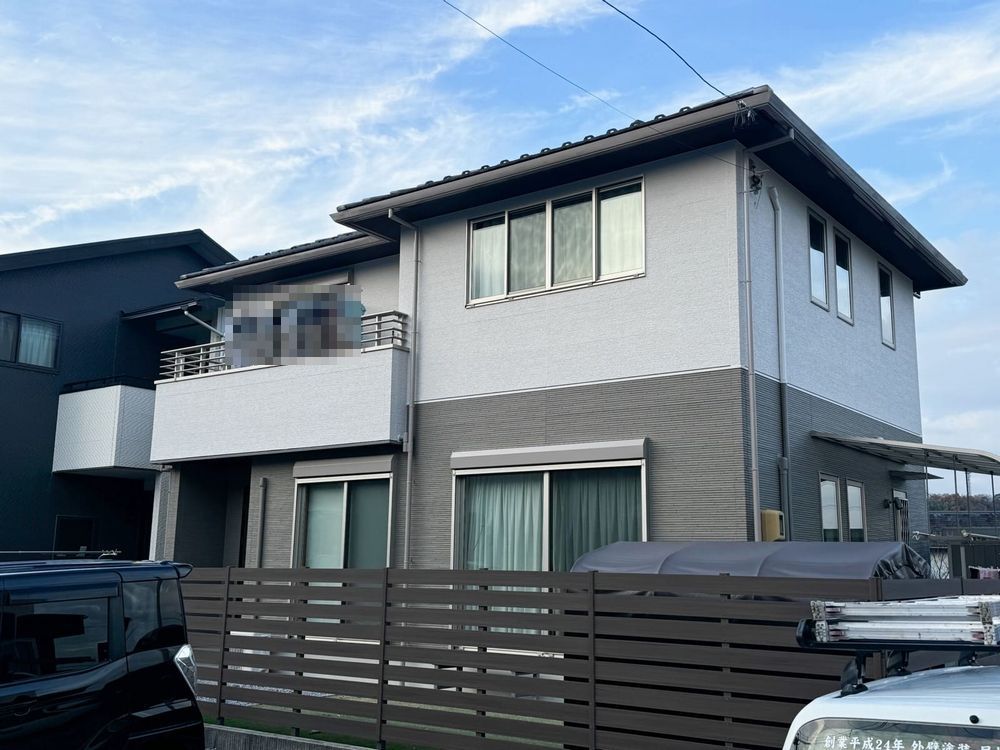 四日市市の外壁塗装をリペイント匠が施工した写真