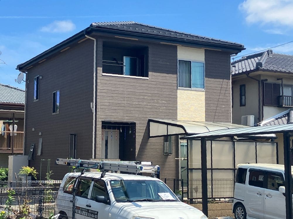 名張市の外壁塗装をリペイント匠が施工した写真