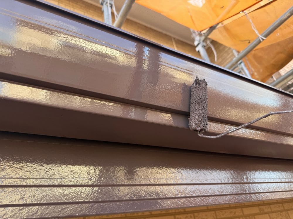 四日市市_S様_樋2(上塗り) 四日市市の外壁塗装をリペイント匠が施工した写真