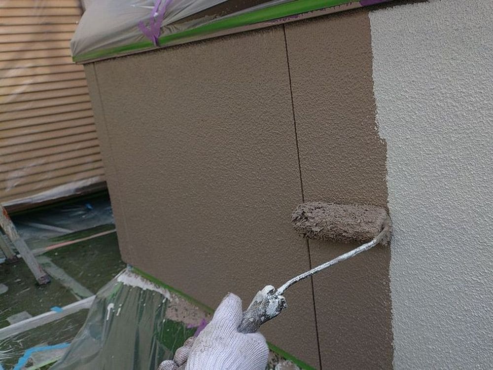 四日市市のが外壁塗装をリペイント匠が施工した写真