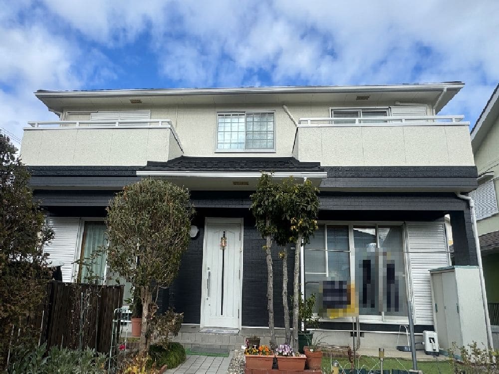 四日市市の外壁塗装、屋根工事をリペイント匠が施工した写真