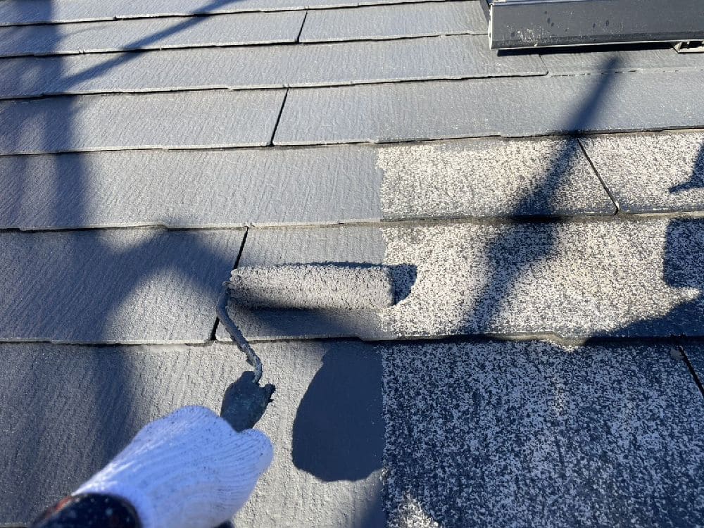 四日市市の外壁塗装、屋根塗装、防水工事をリペイント匠が施工した写真