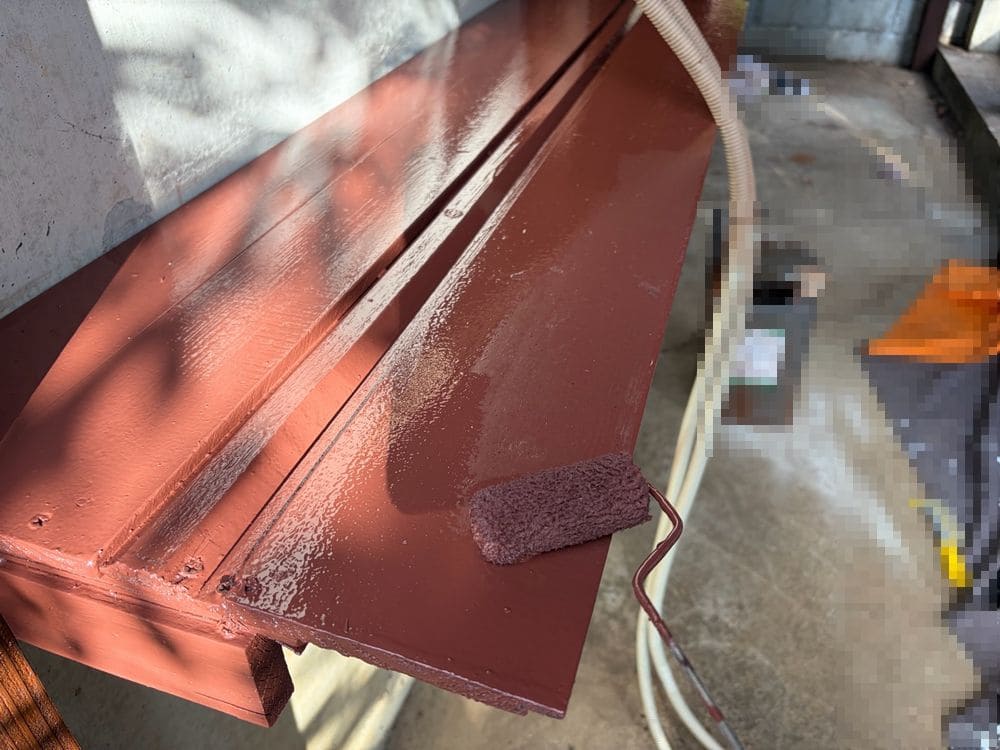 H様(伊勢市)木製板‗2回目 伊勢市の外壁塗装をリペイント匠が施工した写真