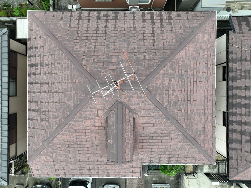 名張市の屋根工事をリペイント匠が施工した写真