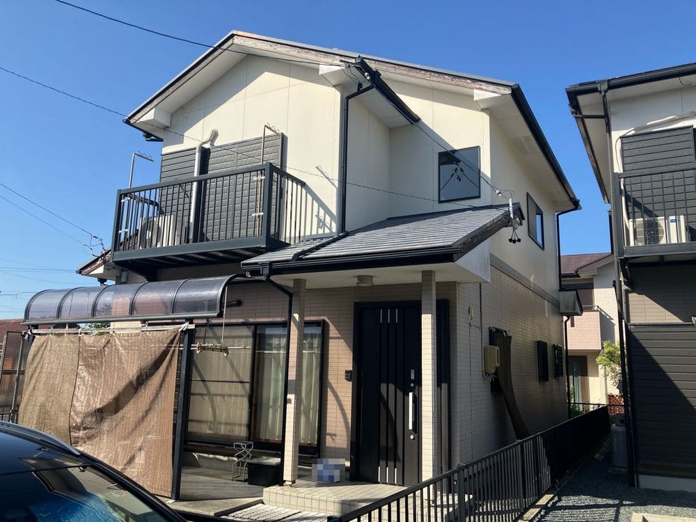 鈴鹿市の外壁塗装をリペイント匠が施工した写真