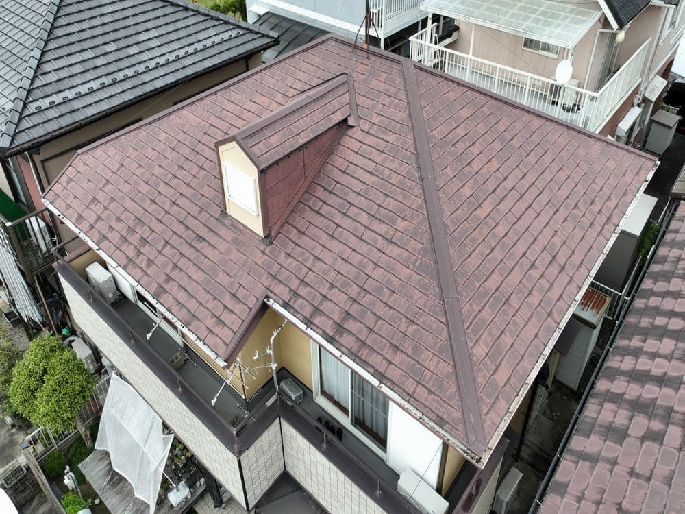 名張市の屋根工事をリペイント匠が施工した写真