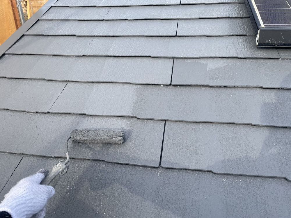 四日市市の外壁塗装、屋根塗装、防水工事をリペイント匠が施工した写真