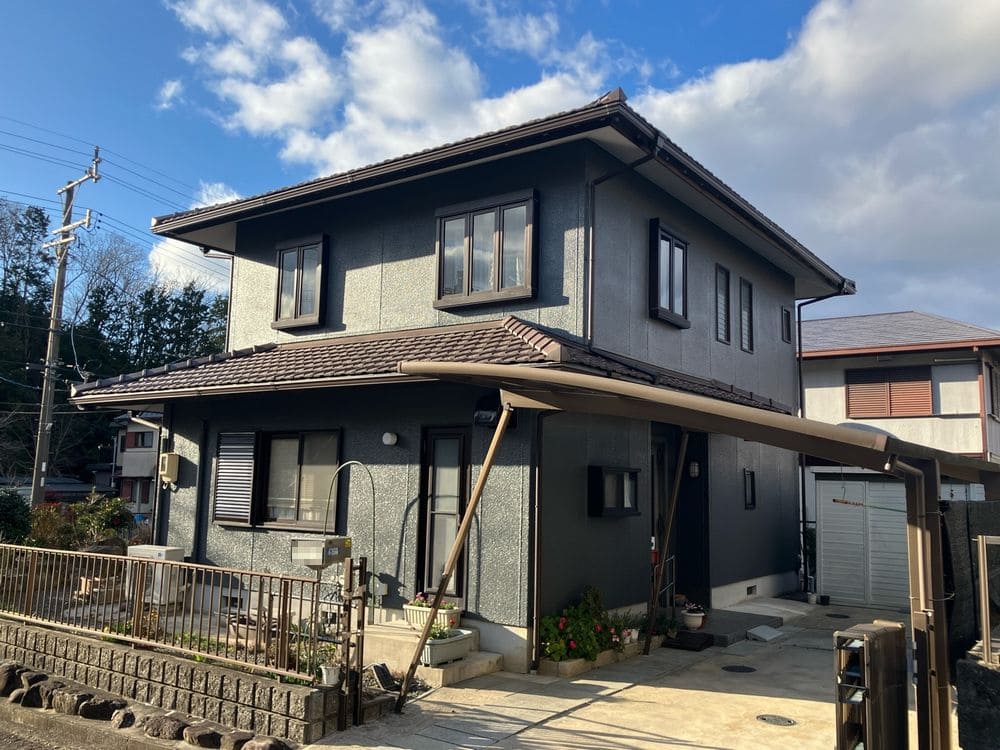 名張市の外壁塗装をリペイント匠が施工した写真