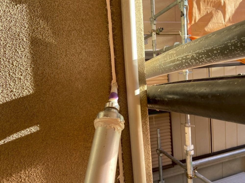 四日市市のが外壁塗装をリペイント匠が施工した写真