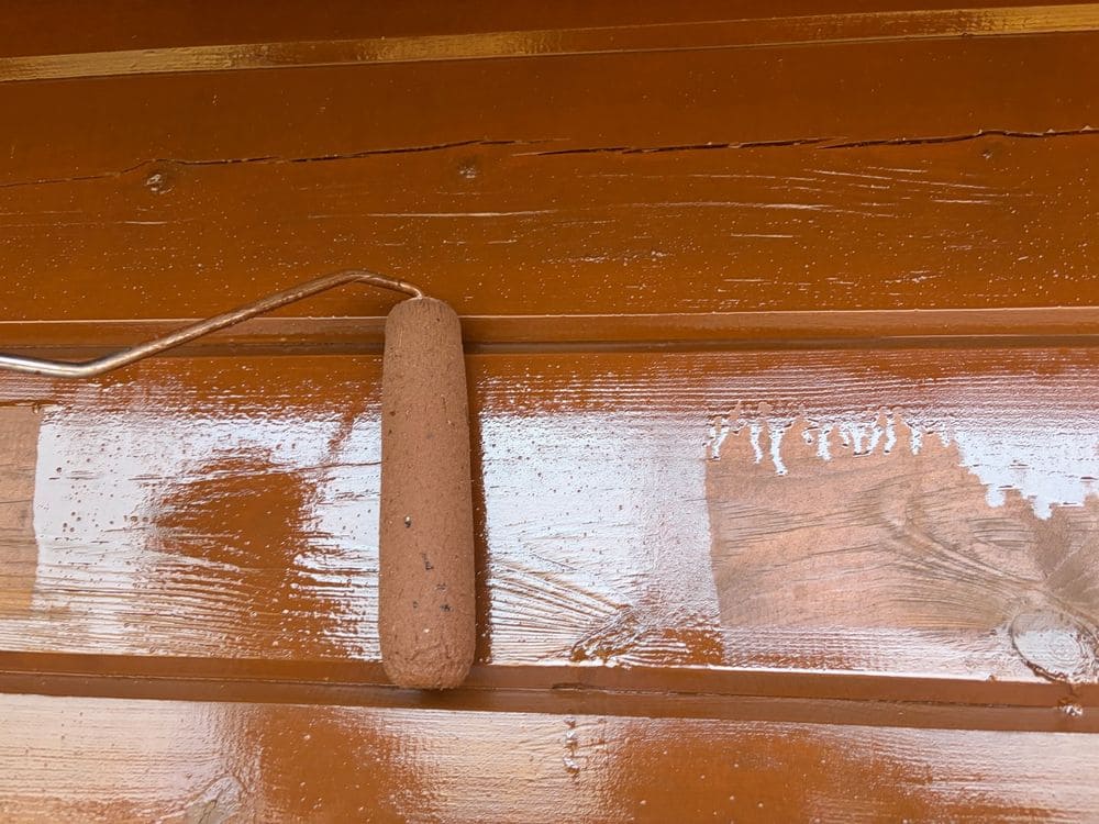 H様(伊勢市)外壁‗キシラデコール1回目 伊勢市の外壁塗装をリペイント匠が施工した写真