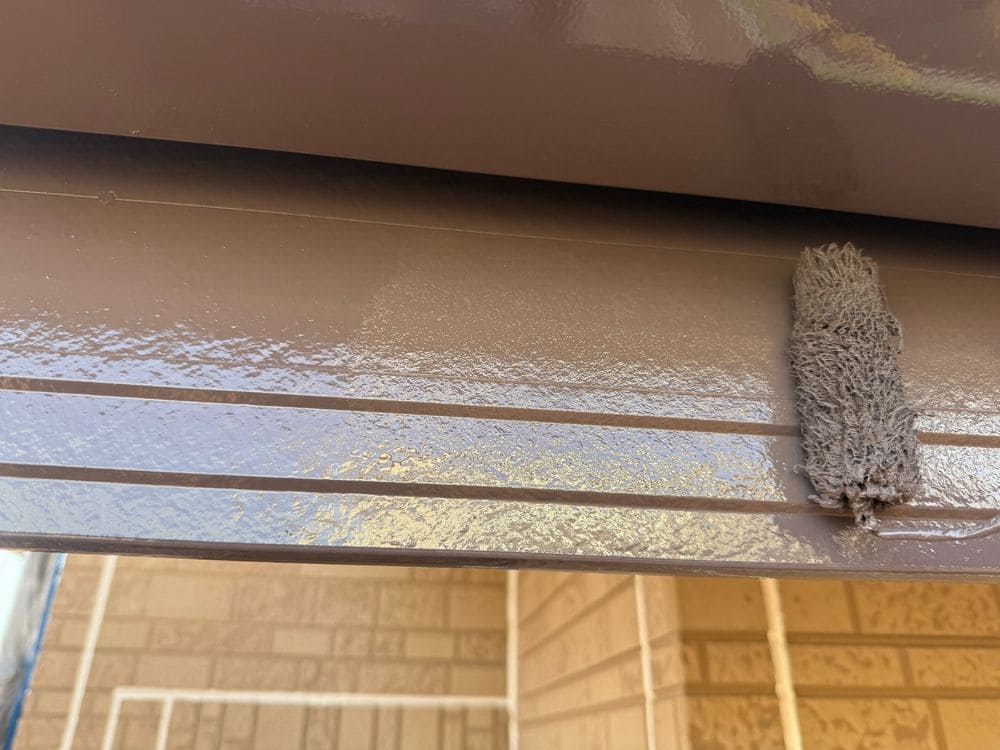 四日市市_S様_鼻隠し(上塗り) 四日市市の外壁塗装をリペイント匠が施工した写真