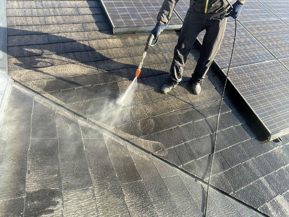 四日市市の外壁塗装、屋根塗装、防水工事をリペイント匠が施工した写真