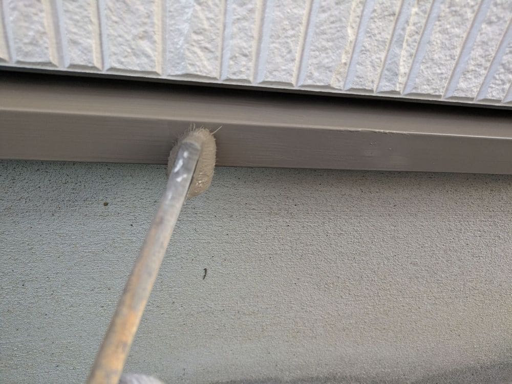 S様(名張市希央台)水切り(上塗り) 名張市の外壁塗装をリペイント匠が施工した写真