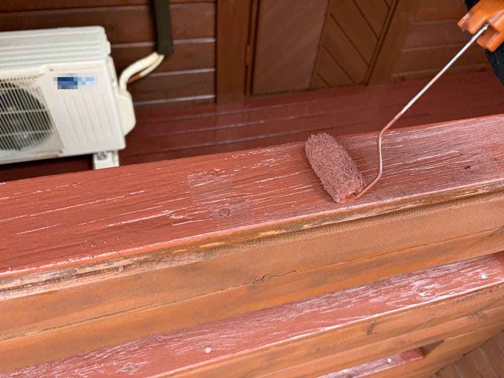 H様(伊勢市)笠木‗2回目 伊勢市の外壁塗装をリペイント匠が施工した写真