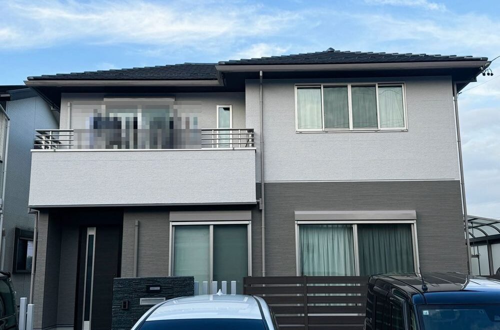 四日市市の外壁塗装をリペイント匠が施工した写真