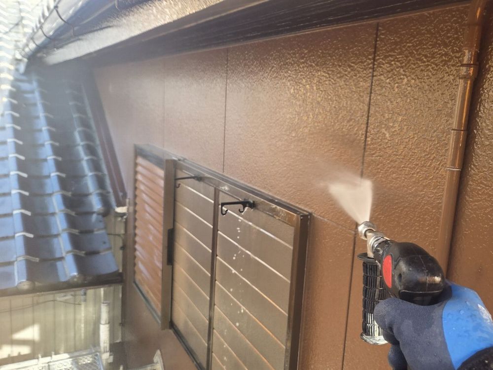 四日市市_N様_高圧洗浄前 四日市市の外壁塗装をリペイント匠が施工した写真