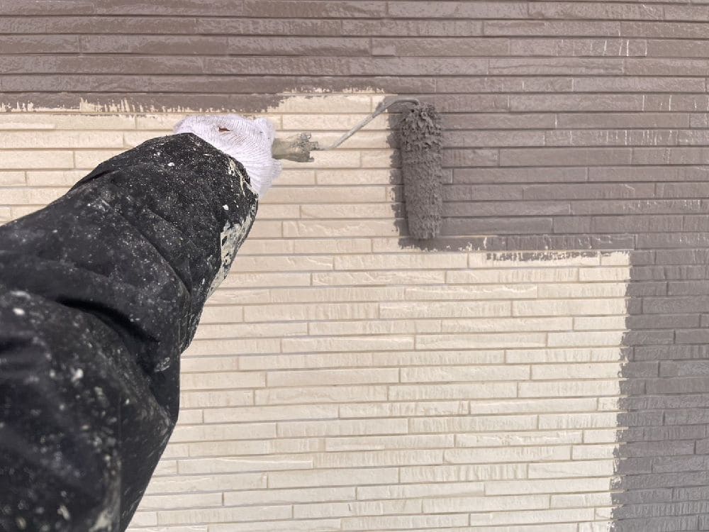 四日市市の外壁塗装、屋根塗装、防水工事をリペイント匠が施工した写真