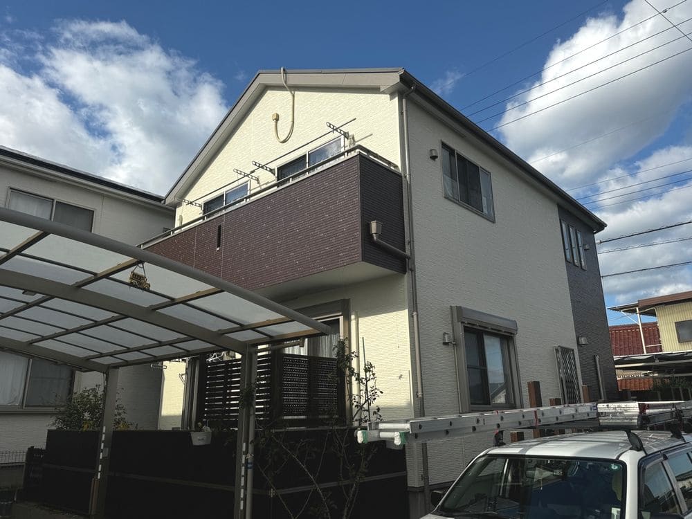 いなべ市の外壁塗装をリペイント匠が施工した写真