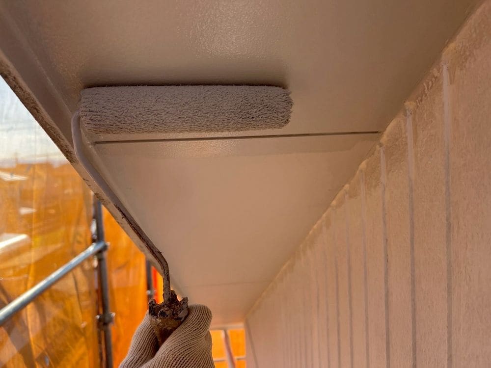 松阪市で外壁屋根塗装と防水工事をリペイント匠が施工した写真