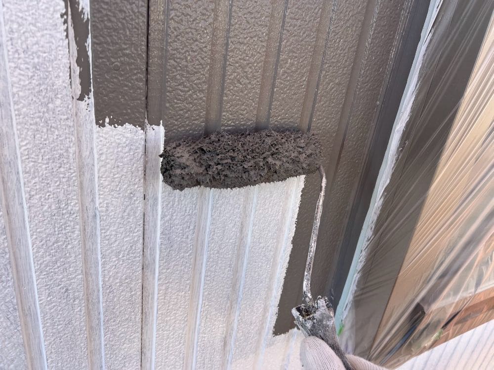 松阪市で外壁屋根塗装と防水工事をリペイント匠が施工した写真