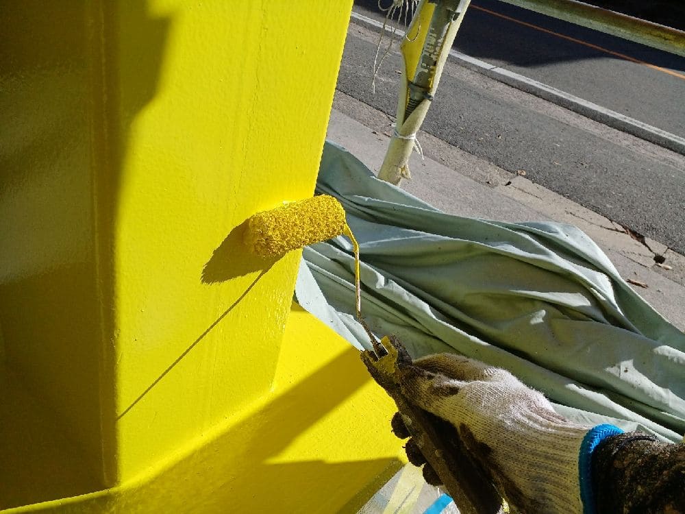 N様(四日市)上塗り 四日市市の外壁塗装、屋根塗装をリペイント匠が施工した写真