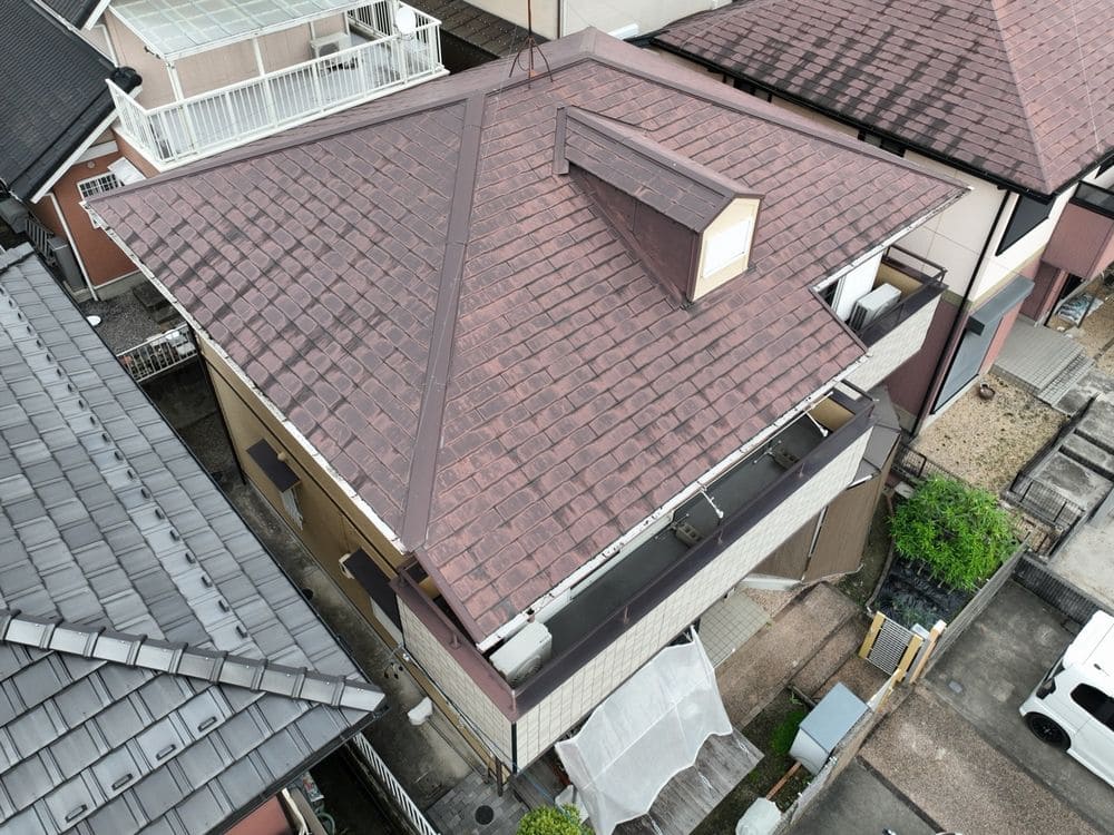 名張市の屋根工事をリペイント匠が施工した写真