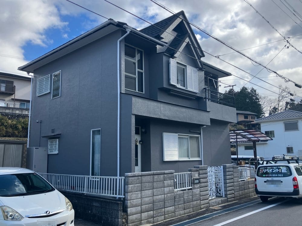 伊賀市の外壁塗装をリペイント匠が施工した写真