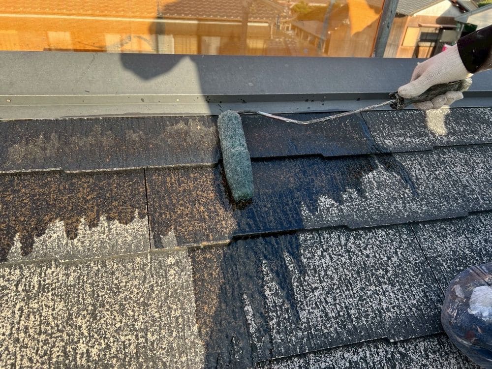 松阪市で外壁屋根塗装と防水工事をリペイント匠が施工した写真