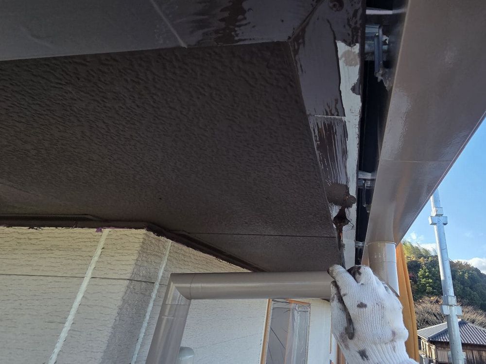 四日市市の外壁塗装をリペイント匠が施工した写真