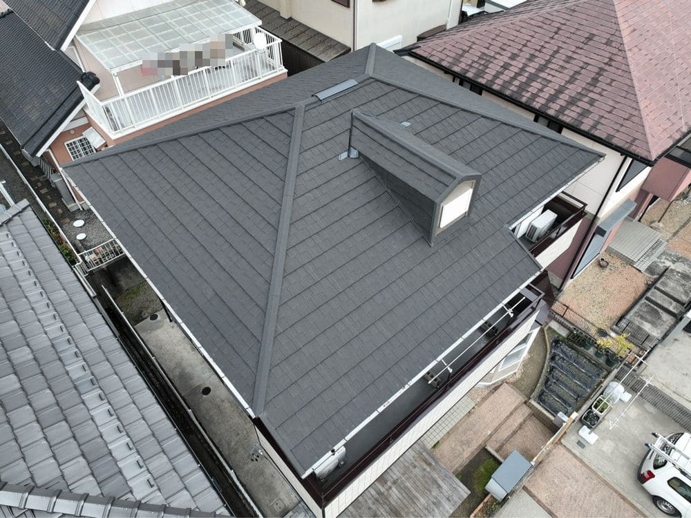 名張市の屋根工事をリペイント匠が施工した写真