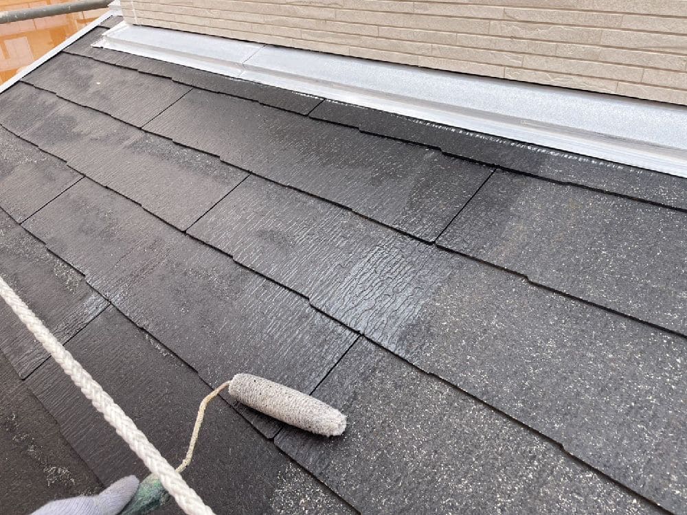 四日市市の外壁塗装、屋根塗装、防水工事をリペイント匠が施工した写真