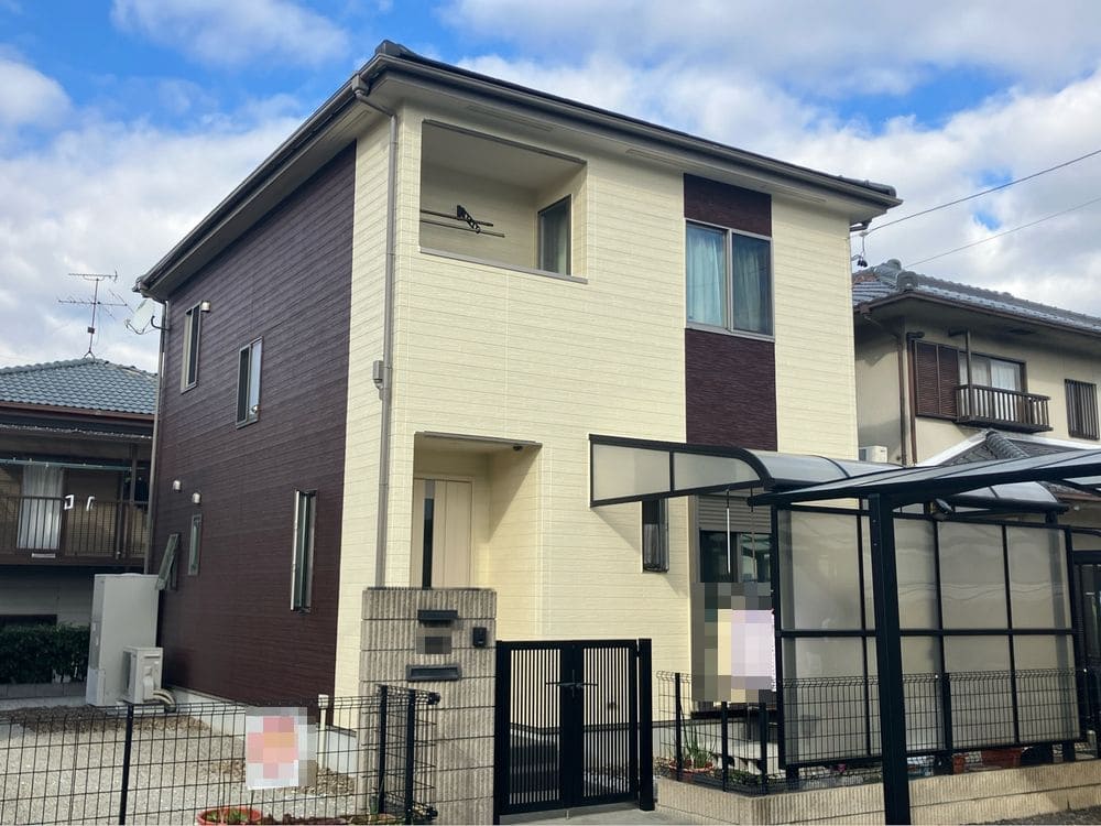 名張市の外壁塗装をリペイント匠が施工した写真