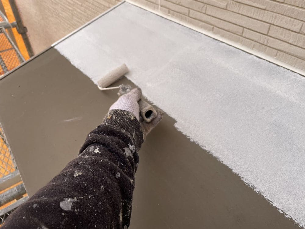 四日市市の外壁塗装、屋根塗装、防水工事をリペイント匠が施工した写真