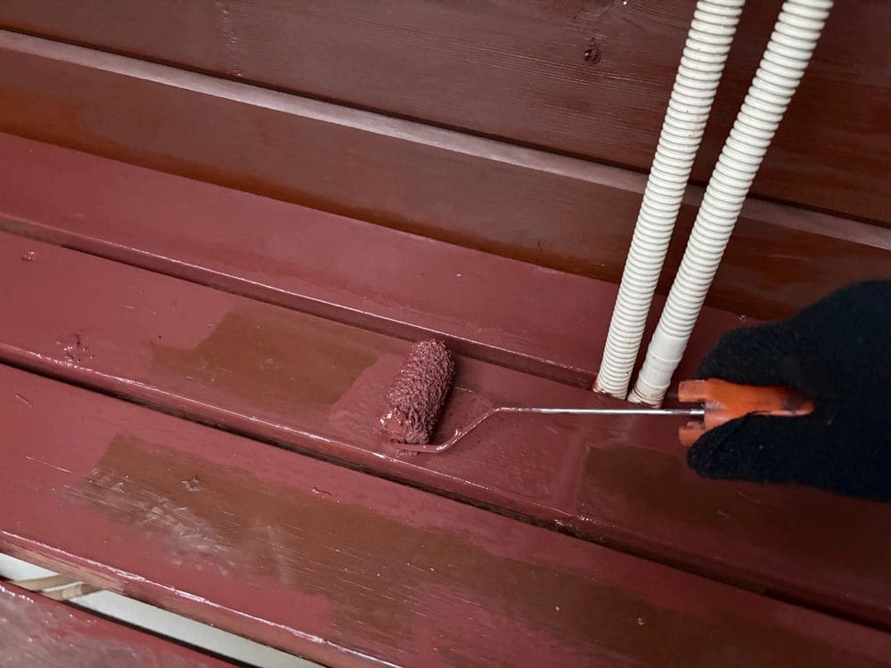 H様(伊勢市)ウッドデッキ‗1回目 伊勢市の外壁塗装をリペイント匠が施工した写真