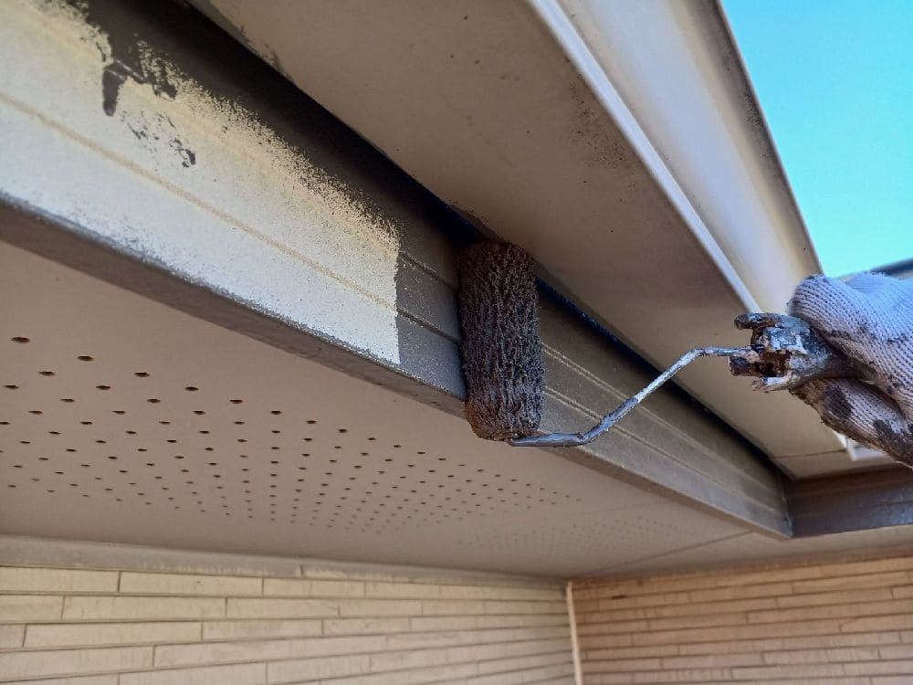 四日市市の外壁塗装、屋根塗装、防水工事をリペイント匠が施工した写真