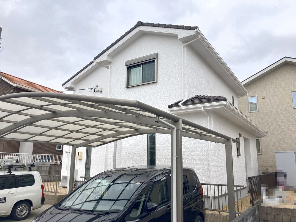 鈴鹿市の外壁塗装をリペイント匠が施工した写真