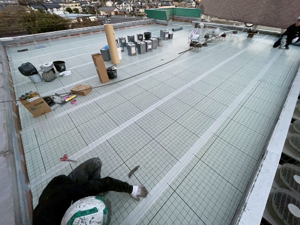 津市の防水工事をリペイント匠が施工した写真