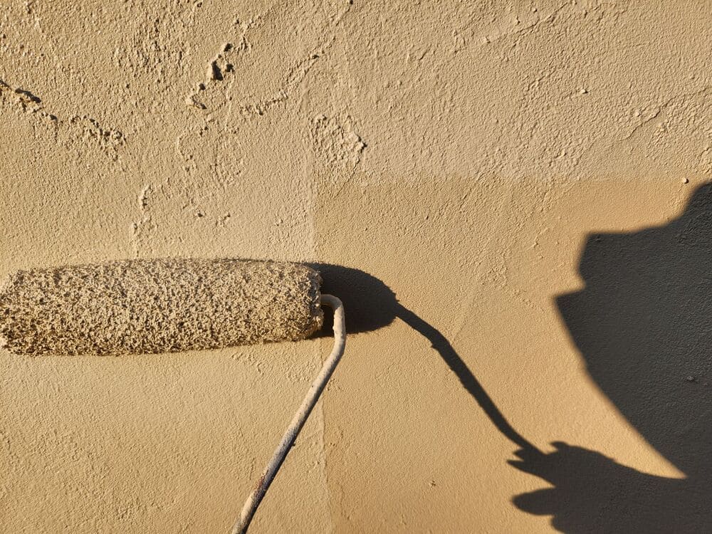 K様(亀山)塀(上塗り) 亀山市で外壁塗装をリペイント匠が施工した写真