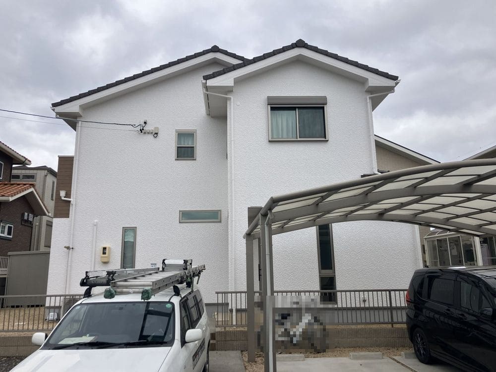 鈴鹿市の外壁塗装をリペイント匠が施工した写真